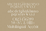 Muilran elegant Ligature Serif, a Serif Font by Alfinart (Thumbnail 7 of 8)