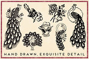 Ultimate Retro Tattoo Collection, an Animal Illustration by Piddix Archives (Thumbnail 10 of 21)