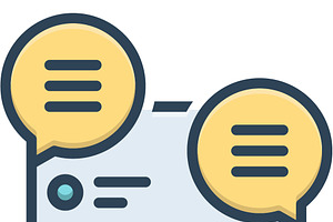 Livechat online color icon, a Duotone Icon by Creative priyanka