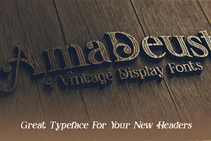 AmaDeust - Display Font