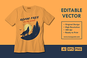 Roam Free Fear None, an Animal Illustration by Mangustudio (Thumbnail 1 of 3)