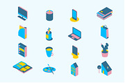 Home isometric icons, an Icon by Marinastu (Thumbnail 2 of 5)