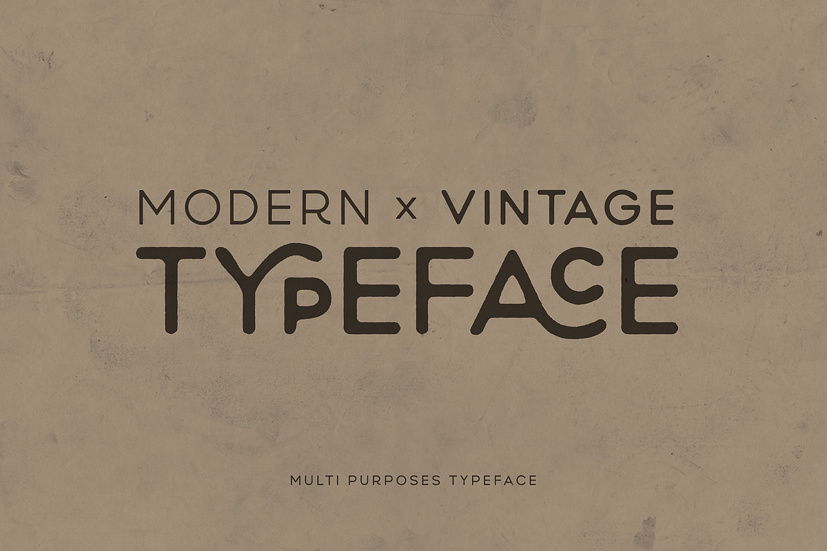 Wandery Modern x Vintage Typeface preview 4