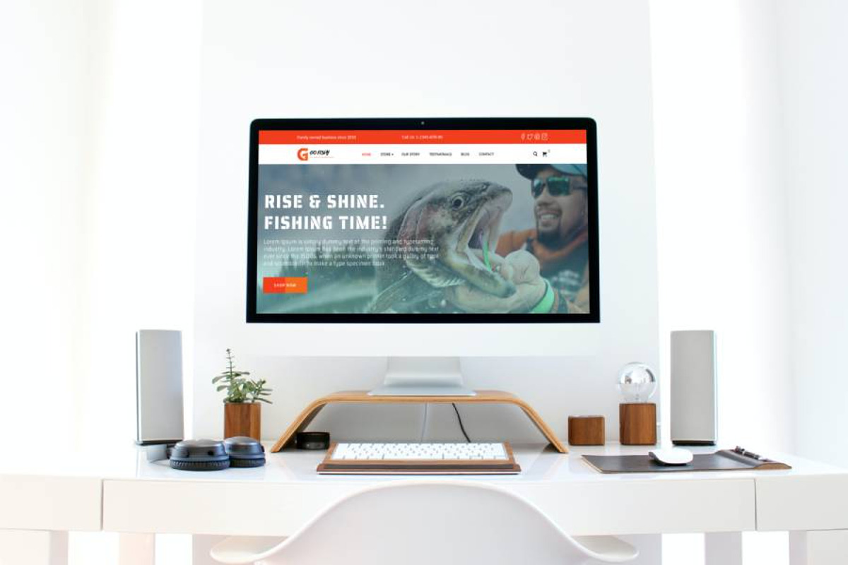 Fishing WordPress Theme preview 3