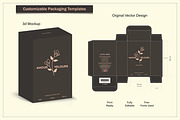 Box packaging die cut template desig, an Object Graphic by sumonuix (Thumbnail 1 of 2)
