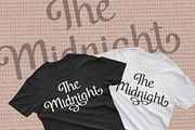 Midnight Script Font, a Script Font by LetterJos (Thumbnail 6 of 10)