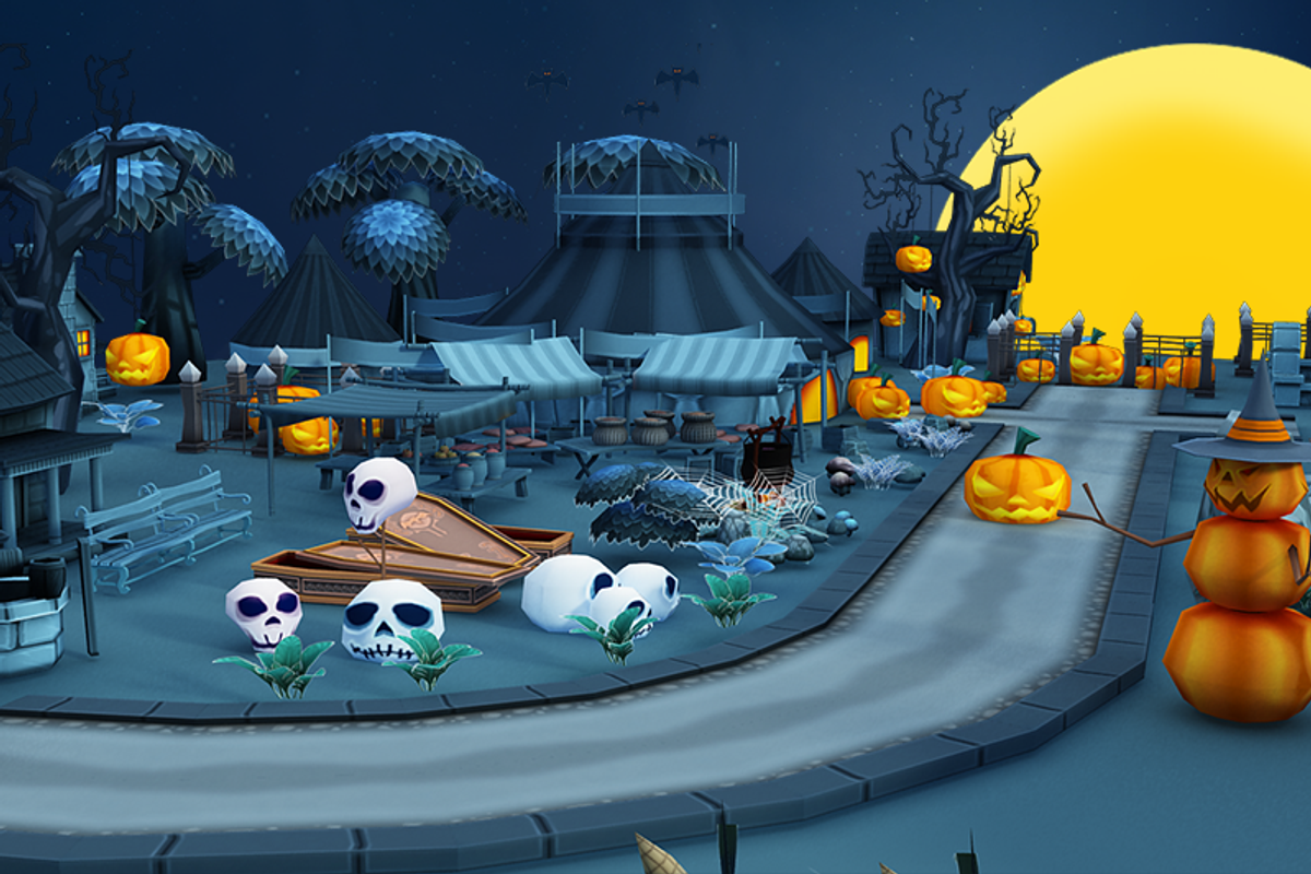 Cartoon Halloween Farm, an Environmental 3D Model by Souchenki (Photo 10 of 11)