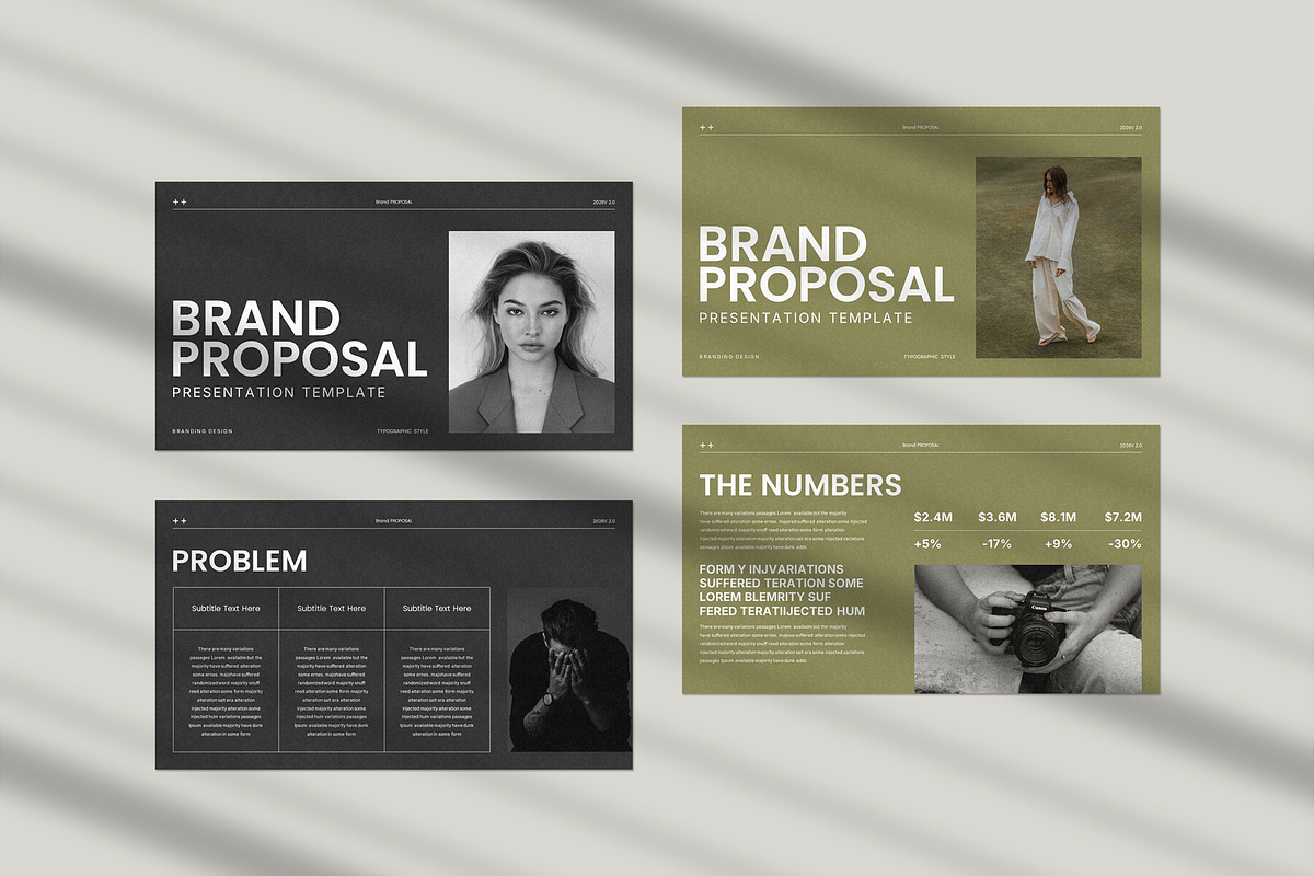 Brand Proposal Presentation Template, a Presentation Template by Pradaxa (Photo 5 of 5)