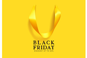 Black Friday Sale. Creative design, an Illustration by Modern vector
