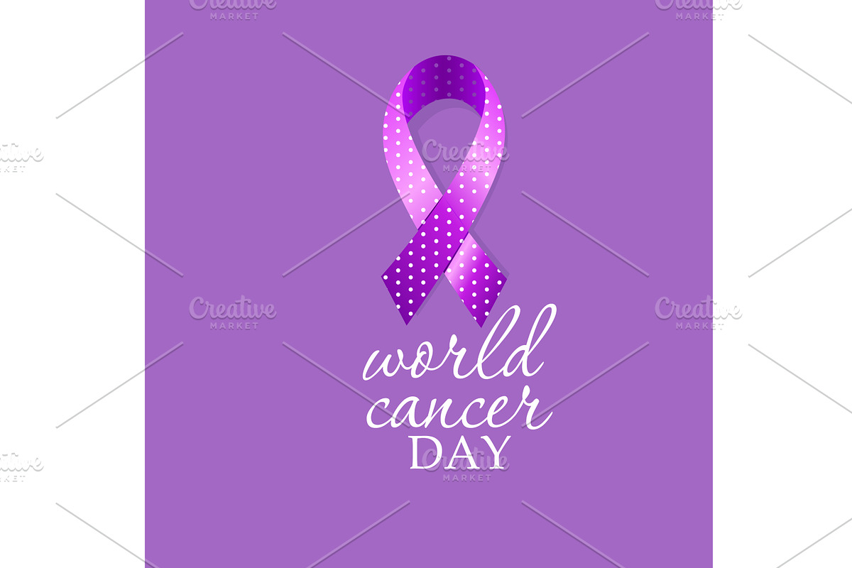 violet cancer ribbon or badge icon, an Object Illustration by Nenahliadava Design