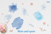 Watercolor flowers Roses clipart, an Illustration by Yuliya Art (Thumbnail 10 of 19)