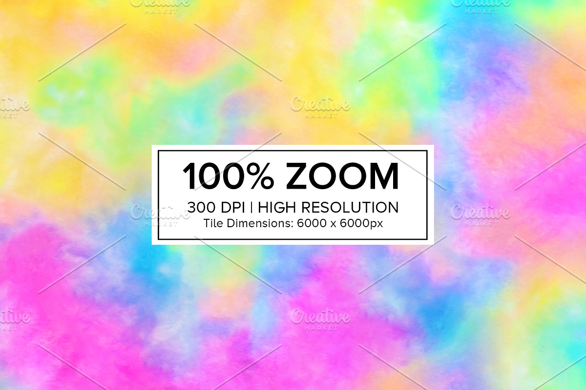 Rainbow Tie Dye Seamless Pattern, a Pattern Graphic by PATTERNBASE (Photo 2 of 4)