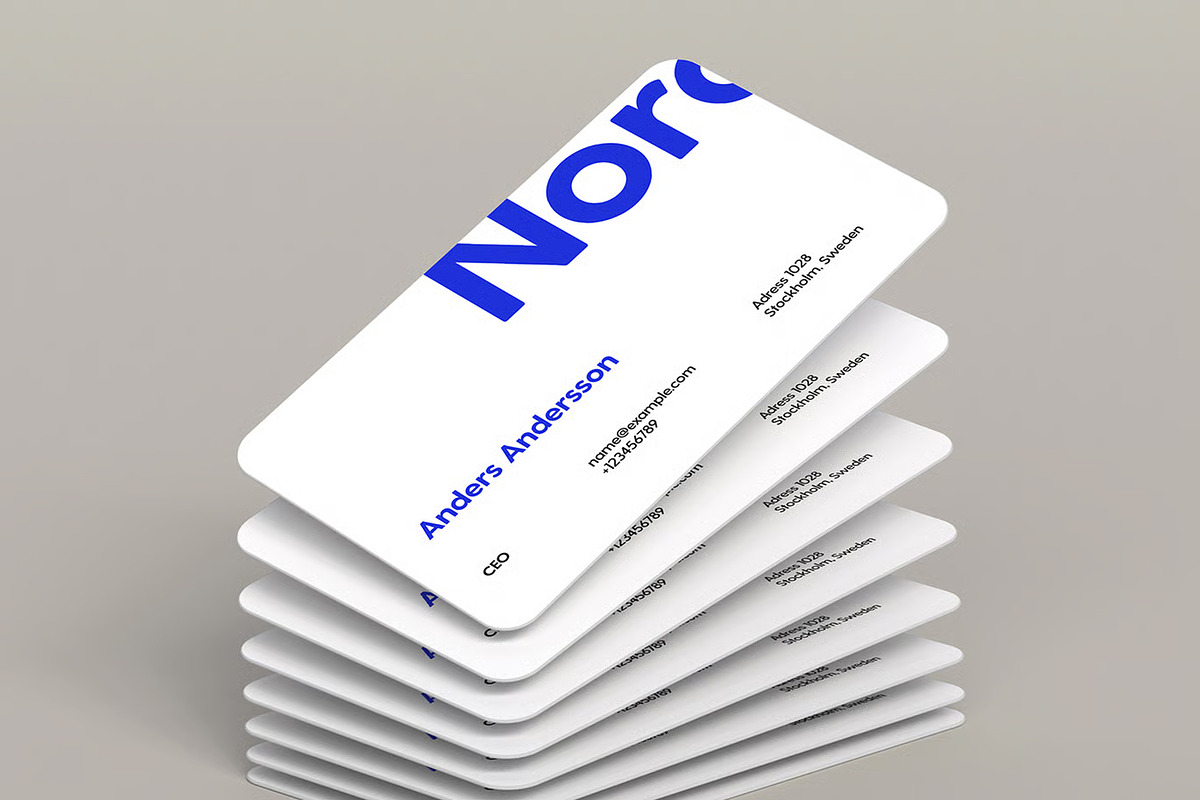 Premium Rounded Business Card Mockup, an Advertising Mockup by Brand Earth (Photo 9 of 10)