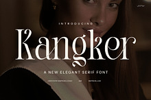 Kangker Modern Serif Font