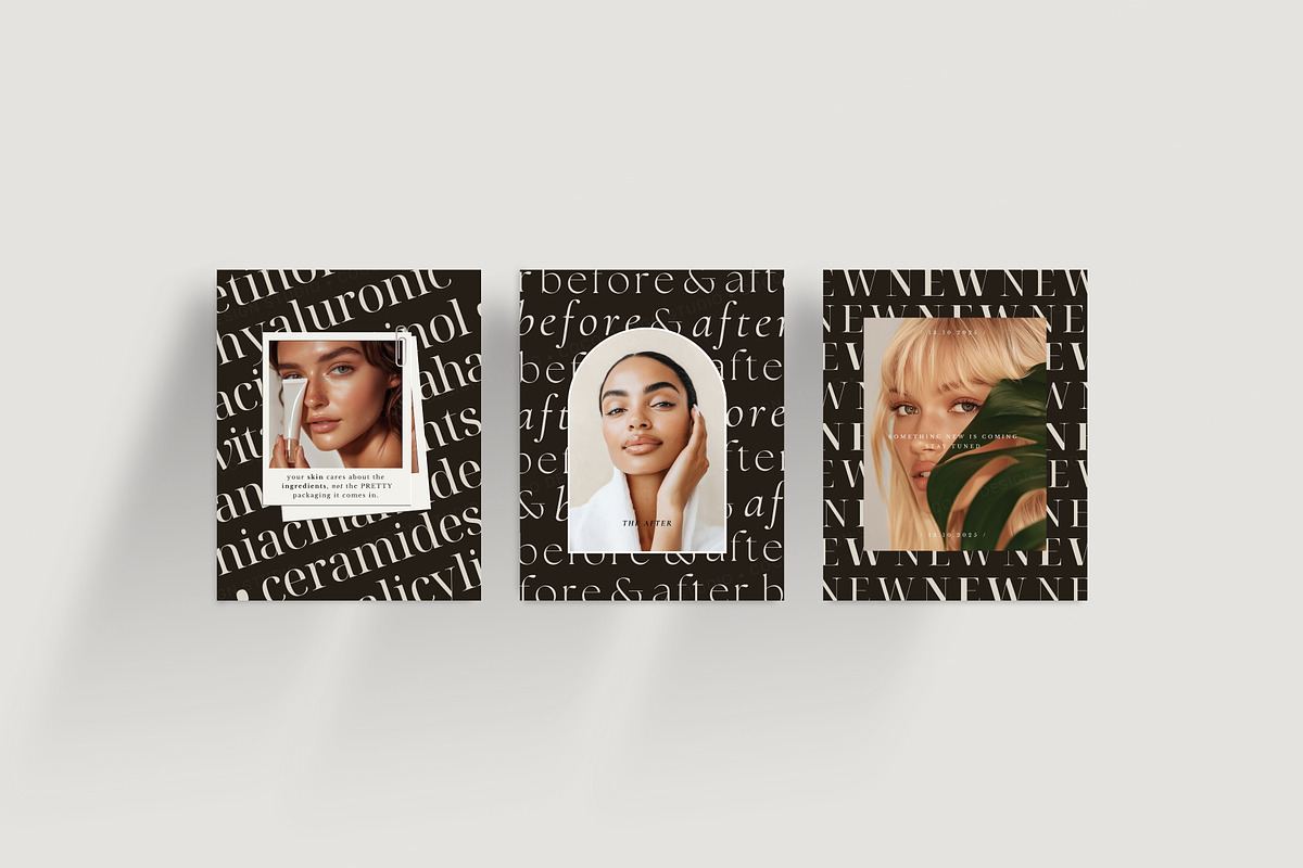 650 Skincare Instagram Templates, a Social Media Template by COCO Designs (Photo 3 of 26)