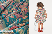 Delicate Butterflies, Floral Pattern, a Pattern Graphic by Velliniki (Thumbnail 8 of 11)