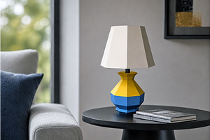 Table lamp - 3d papercraft, an Object 3D Model by PAPER amaze