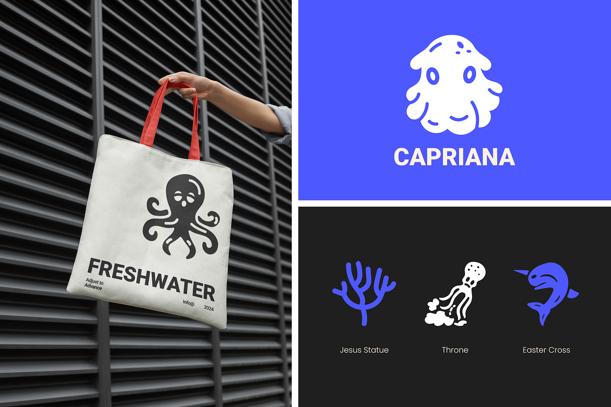 Water Animals Icons, a Solid Icon by Prosymbols (Photo 4 of 6)