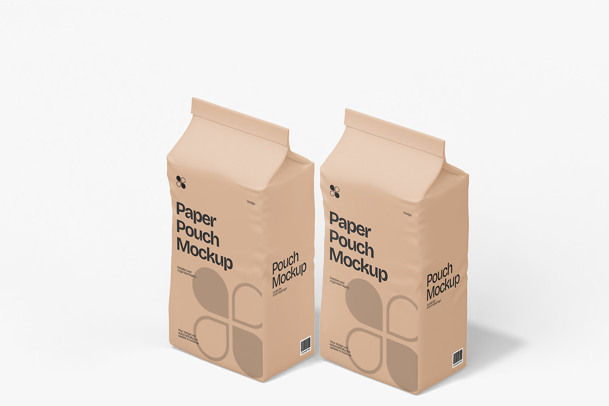 Paper Pouch Mockup, a Packaging Mockup by Unerispace (Photo 3 of 3)