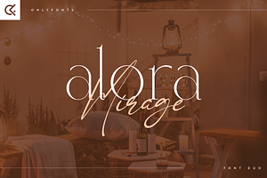 Alora & Mirage - Modern Font Duo