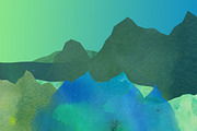 Watercolor Mountains Web Background, a Templates & Theme by audeemirza (Thumbnail 2 of 5)