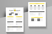 Project Proposal Template, a Stationery Template by ContestDesign (Thumbnail 1 of 2)