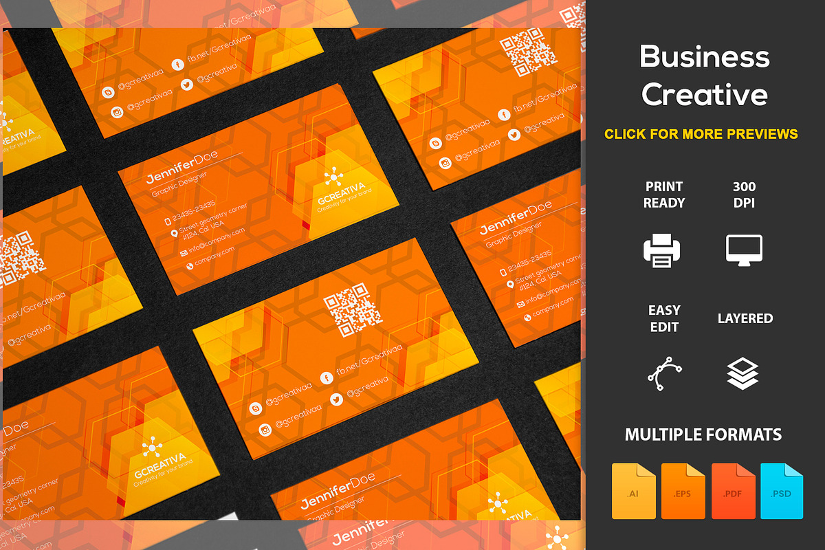 Business Card Creative, a Business Card Template by DesignsStore (Photo 1 of 3)