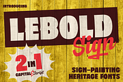 Lebold Sign - Vintage Sign Fonts, a Handwritten Font by Konstantine Studio (Thumbnail 1 of 5)