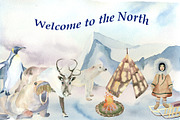 Welcom to the North!, an Animal Illustration by Watercolor arts (Thumbnail 1 of 5)