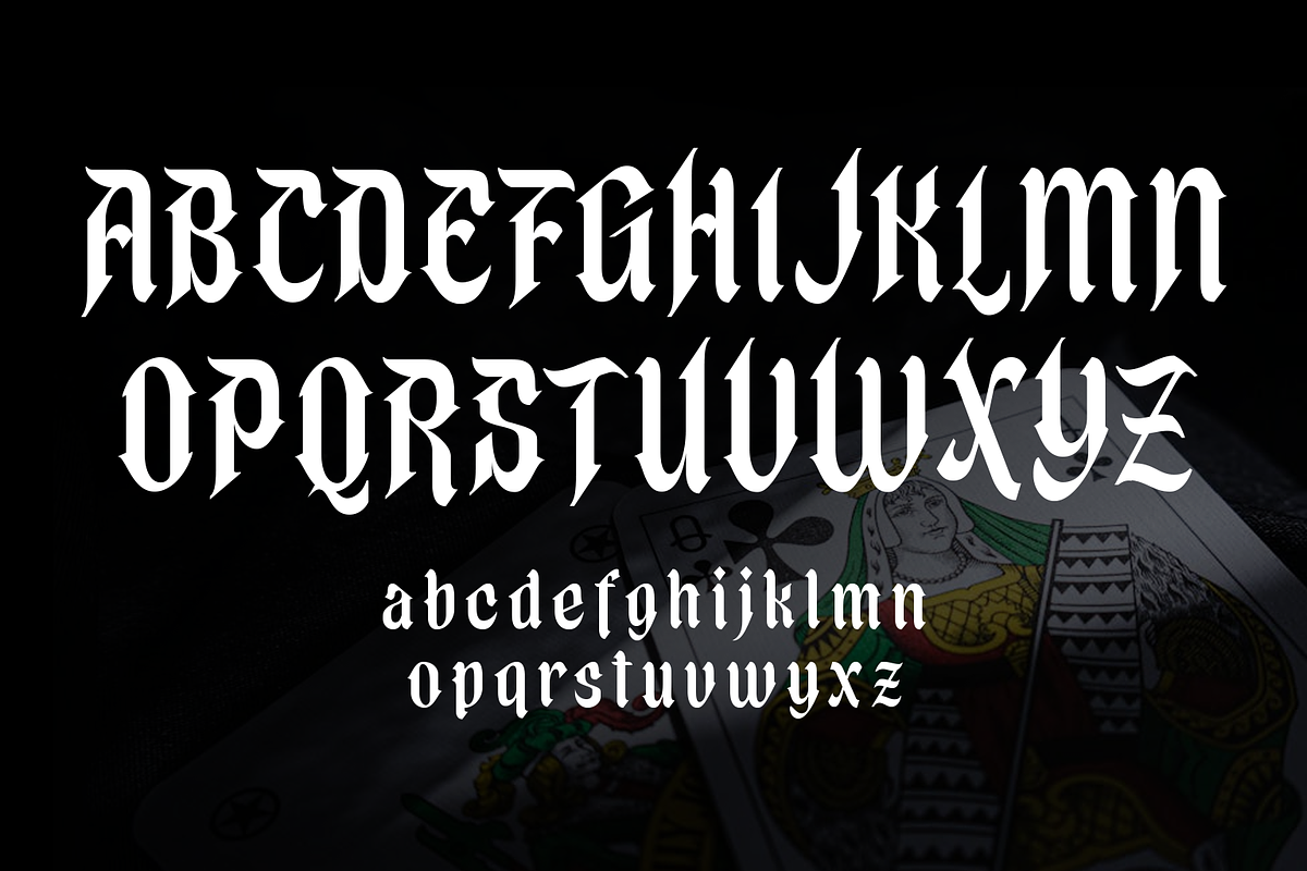 Kuroku – Void Gothic Typeface, a Font by Lurinzu Studios (Photo 3 of 15)