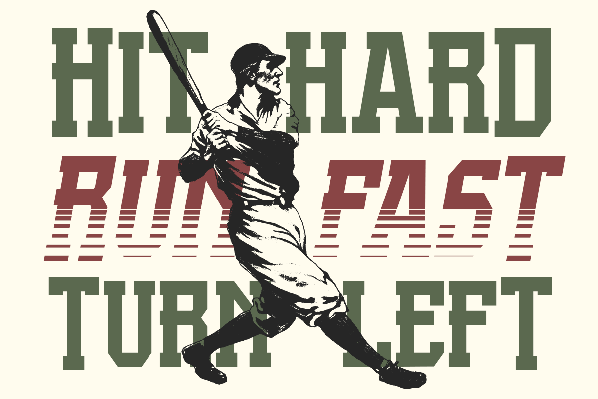 Supportex - Slab Baseball Font, a Slab Serif Font by Pandeka Studio (Photo 7 of 12)