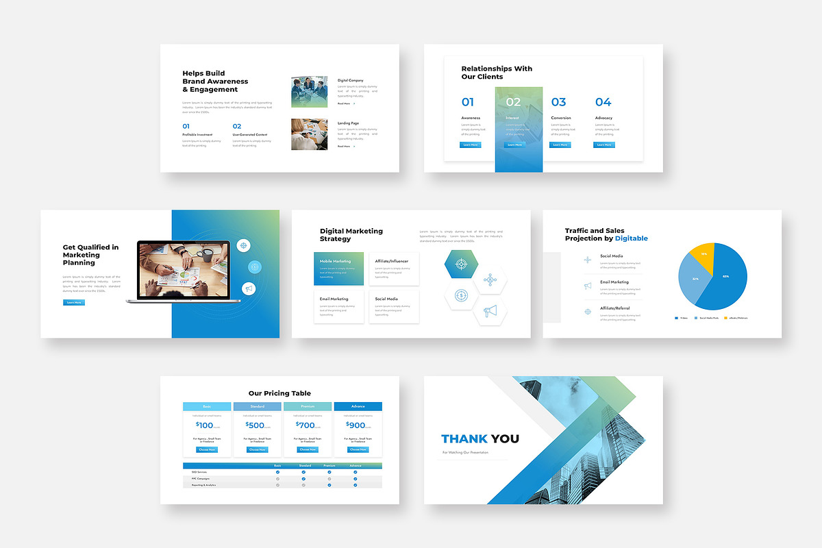 Digital Marketing PowerPoint, a Presentation Template by Premast (Photo 3 of 3)