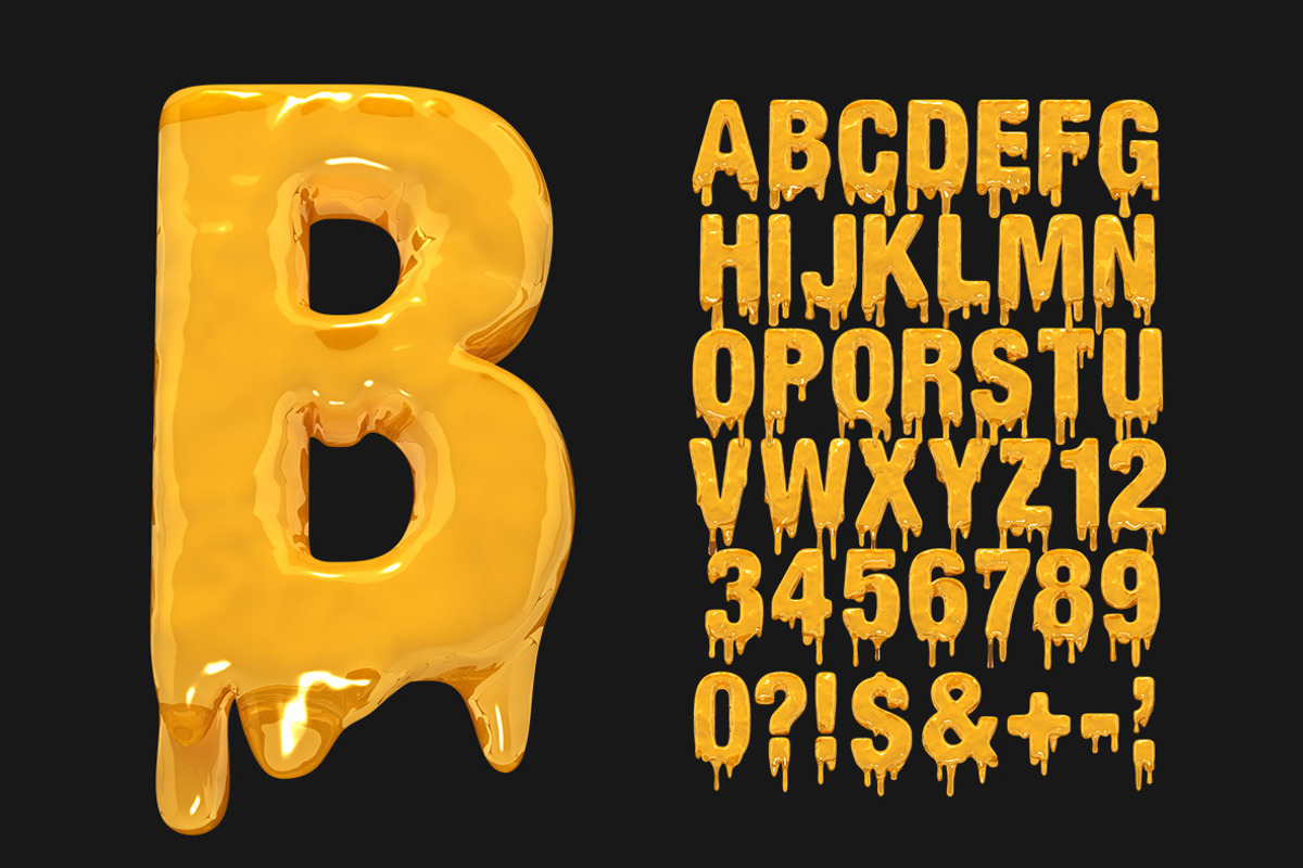 Molten Font, a Symbol Font by Handmadefont (Photo 2 of 9)