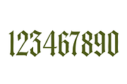 Medieval Sword Blackletter font, a Blackletter Font by Mark Skitsky (Thumbnail 7 of 7)