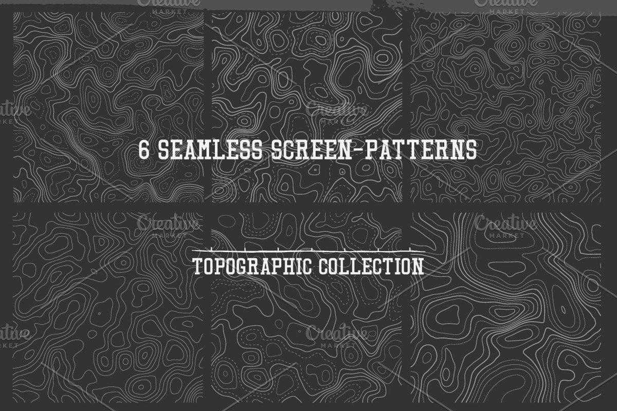 Authentic topographic collection, a Background Graphic by Digithings (Photo 2 of 8)