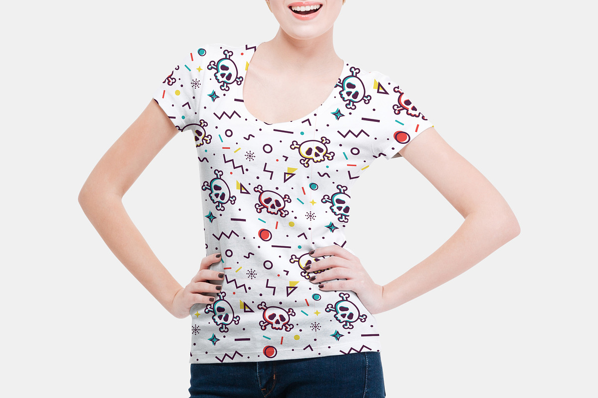 Nineties Patterns Collection, a Pattern Graphic by JuliaMalinovskaya (Photo 3 of 8)