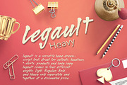 Legault Heavy Script Hand-Drawn, a Script Font by The Thrill of Design (Thumbnail 4 of 7)