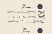 Whimsical Bow Frames & Patterns, an Object Graphic by AnnArt (Thumbnail 7 of 12)