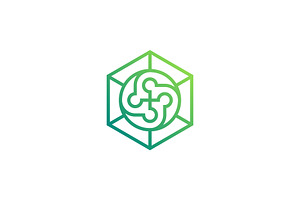 hexagon community outline logo, a Branding & Logo Template by Rasagama Studio