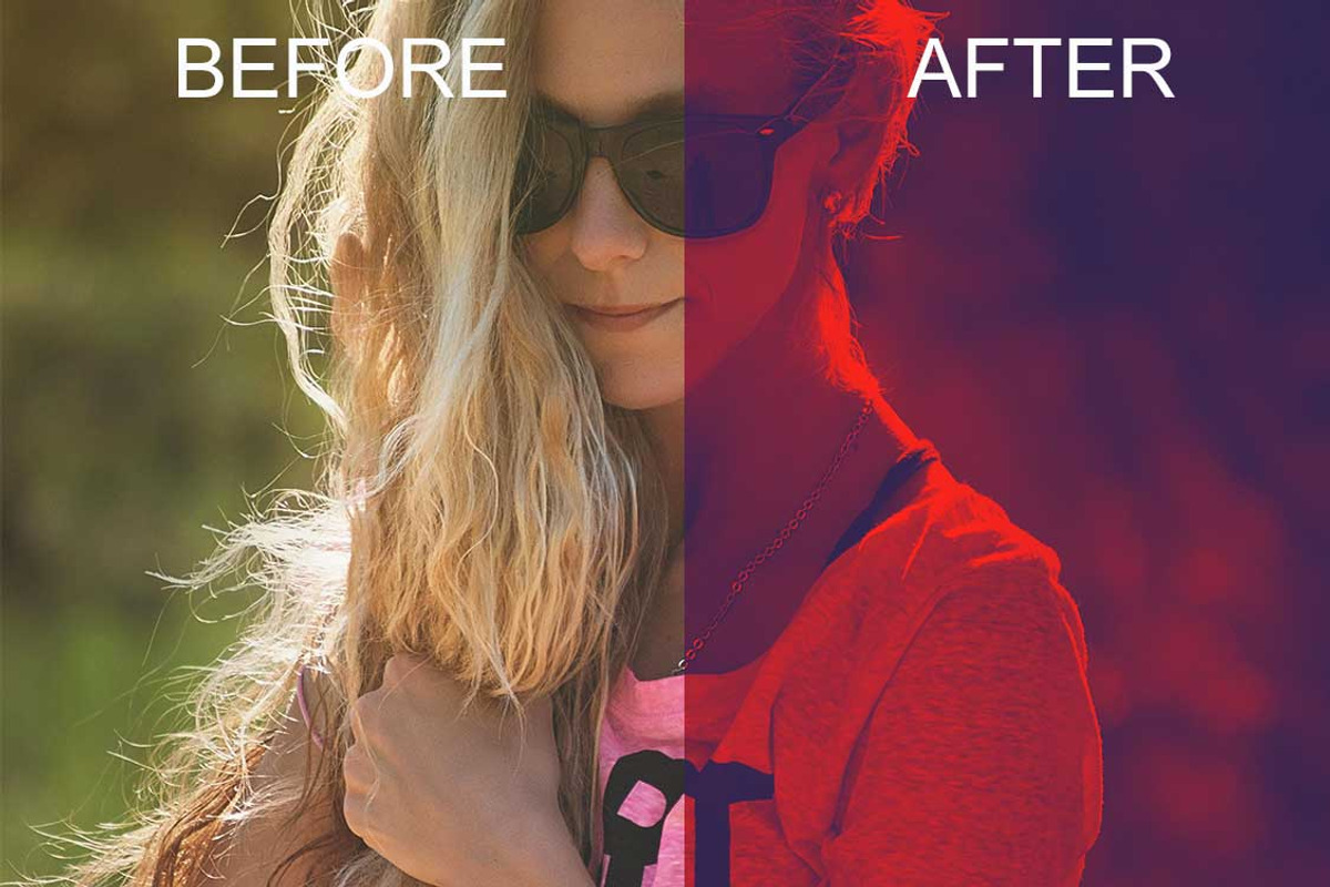 Duotone Presets for Photoshop, an Action Add-On by IRCF (Photo 2 of 13)