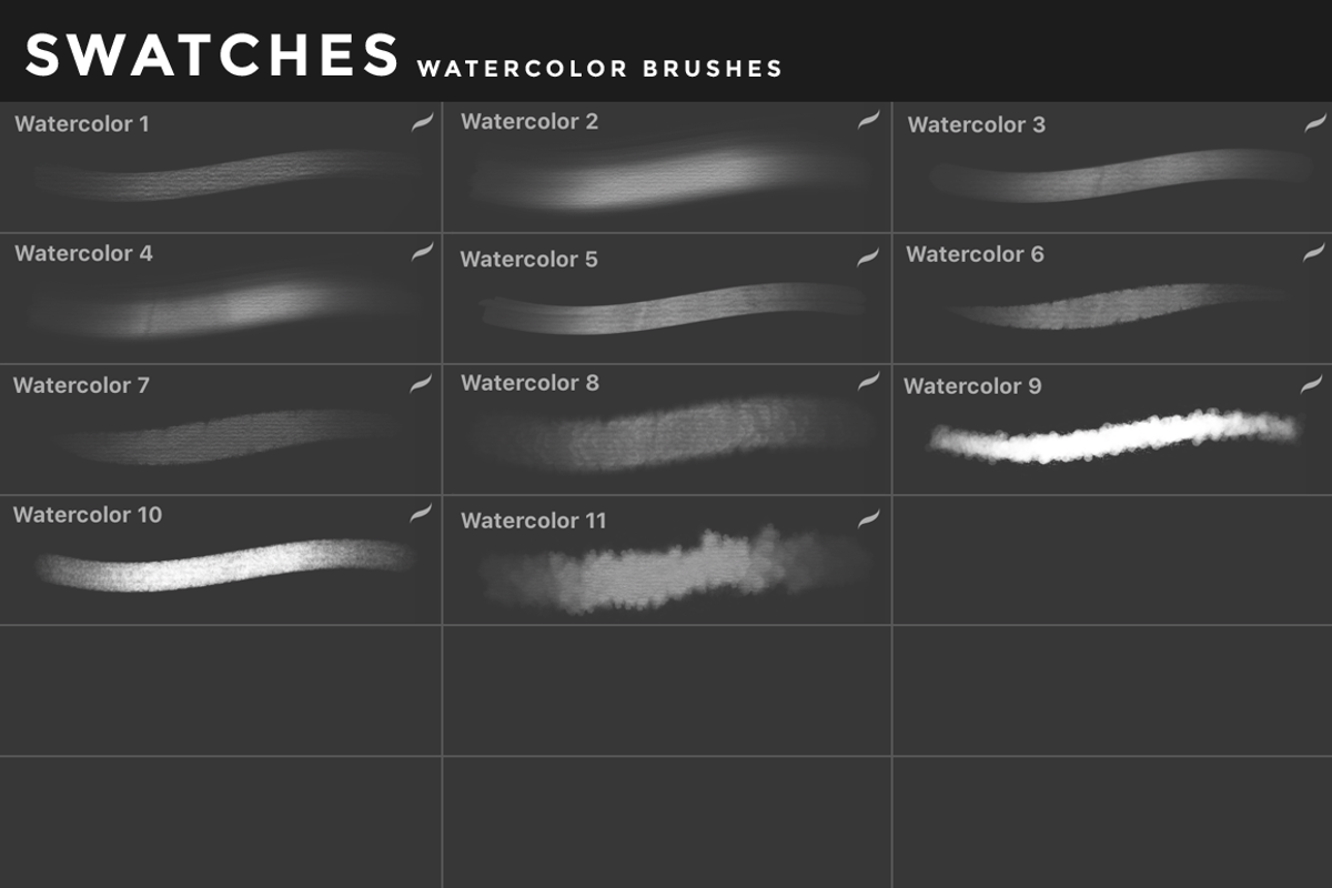 Procreate Brushes Bundle, a Brush Add-On by MiksKS (Photo 60 of 61)