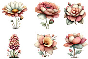 Collection of Spring Watercolor Flor, an Illustration by CreationArt (Thumbnail 5 of 7)