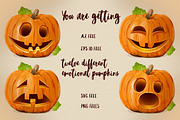 Halloween Pumpkin illustrations, an Illustration by Indie Khisa (Thumbnail 2 of 8)