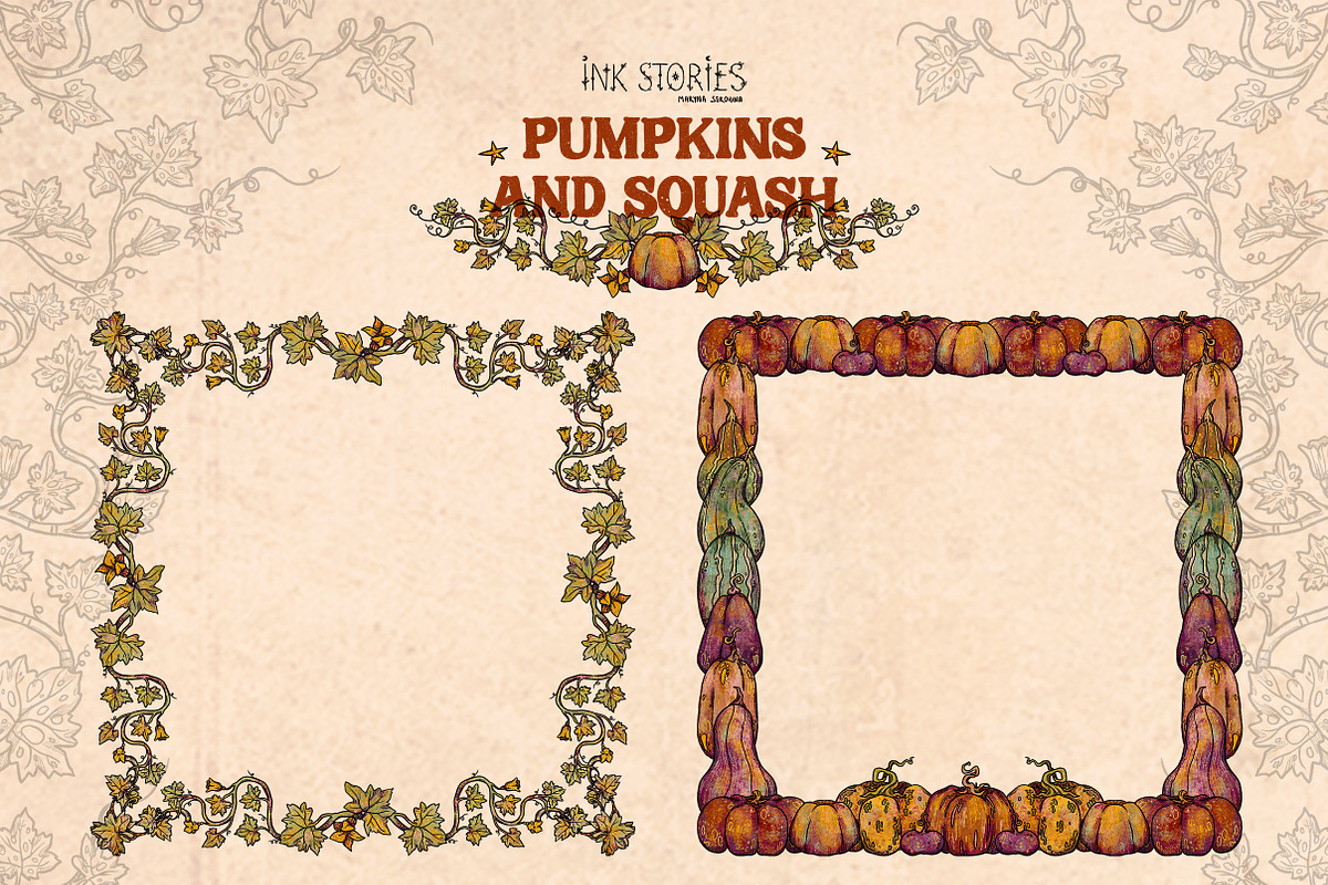 Pumpkins and Squash, a Seasonal Illustration by Ink Stories (Photo 13 of 20)
