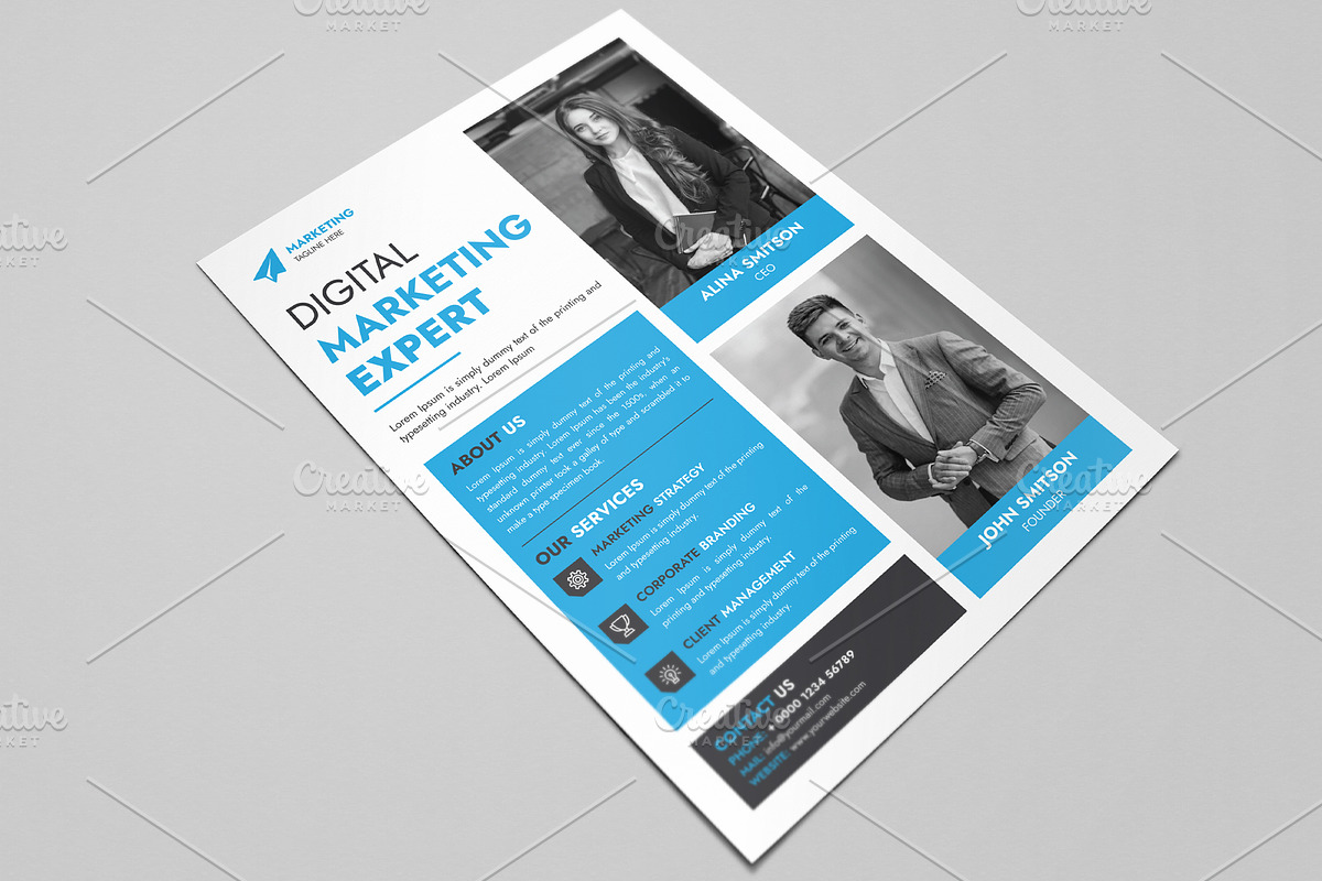 Creative Business Flyer Design, a Flyer Template by Sofir Nayeem (Photo 2 of 4)