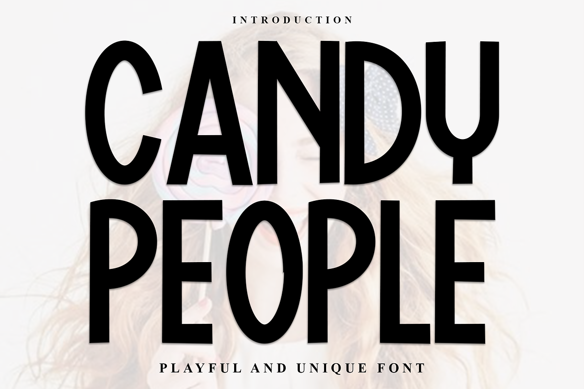 Candy People, a Serif Font by FreshTypeINK (Photo 1 of 8)