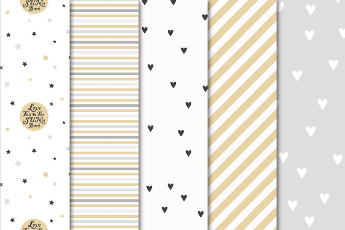 Digital Paper - I Love You preview 3