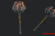 5 Fantasy Stylish Mace -PBR-, an Object 3D Model by TFE Game Art (Thumbnail 8 of 15)
