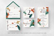 Fancy Tropical Wedding Suite, an Invitation Template by BlueRobinDesignShop (Thumbnail 13 of 13)