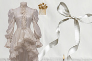Beige Gothic - Elegance Collage Kit, an Object Graphic by Natali Batu (Thumbnail 5 of 12)